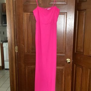 Superdown Addison maxi dress hot pink size medium